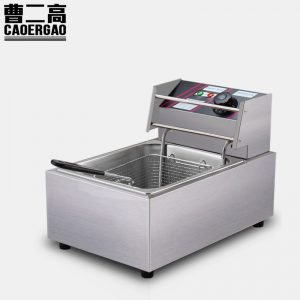 Thicker Electric Fryer Double Cylinder Commercial Fried Machine